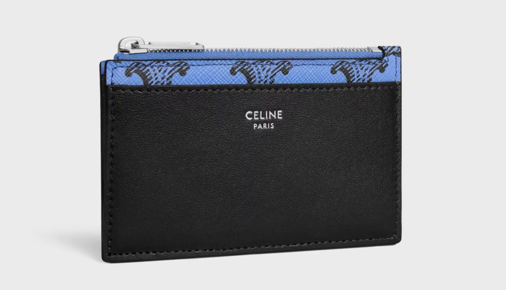 ジップ付きカードホルダー / トリオンフキャンバス＆ラムスキン¥ 46,200