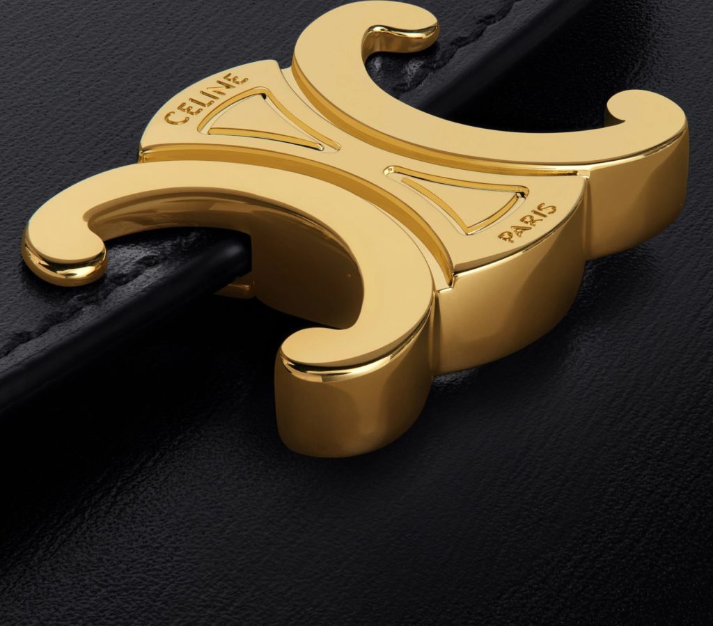 スモール フラップウォレット トリオンフ / シャイニーカーフスキン