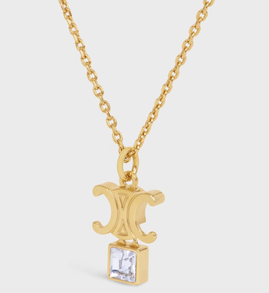 トリオンフ トゥインクル ネックレス / ストラス＆ゴールドフィニッシュ ブラス¥ 74,800