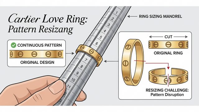 カルティエの結婚指輪で「サイズ直し不可」となる代表モデルと理由