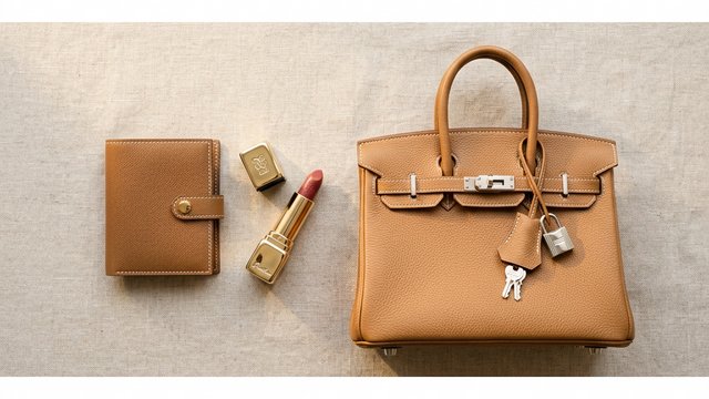 バーキン25に長財布は入る?限界収納とスマートな持ち方