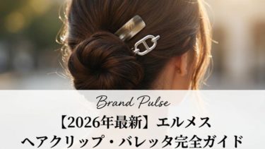 【2026年最新】エルメス ヘアクリップ・バレッタ完全攻略ガイド 定価・人気モデル・選び方